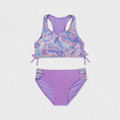purple bikini set