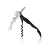 True TrueTap Soft Touch Black Double Hinged Waiter’s Corkscrew, Stainless Steel Wine Key with Foil Cutter - 4 of 4