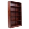 FURNIinspire Decorative Bookshelf 5 Shelf Floor Standing Unit Storage Shelves, Modern Open Bookshelf For Home Office, Brown, 11.6"*33"*60" - 2 of 4