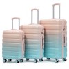 MAYEERTY 3-Piece Luggage Set (20"/24"/28") - PP Spinner Wheels, Carry-On, Matching Color, Combination Lock - 3 of 4