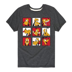 Boys' - Disney - Pluto Grid Short Sleeve Graphic T-Shirt - 1 of 4