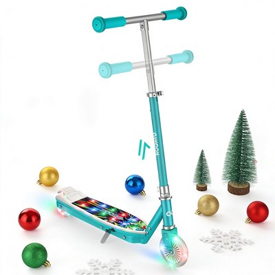 Mastgoal Electric Scooter for Kids with Adjustable Handlebar and LED Lights