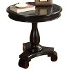 NicBex Modern 26" Small Round Coffee Table with Wood Frame for Living Room and Bedroom - 2 of 4
