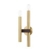 Livex Lighting Helsinki 2 - Light Sconce in  Satin Brass/Bronze - 3 of 4
