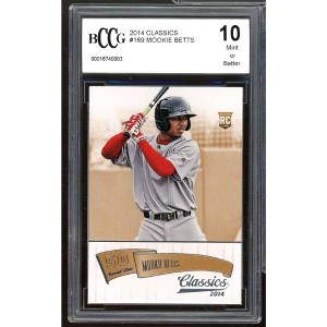 Mookie Betts Rookie Card 2014 Classics #169 BCCG 10 Mint+ - 1 of 2