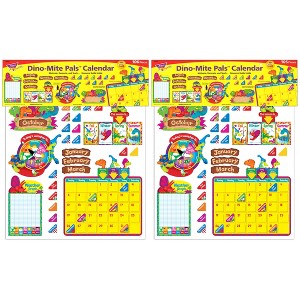 TREND Dino-Mite Pals® Calendar Bulletin Board Set, 2 Sets - 1 of 4