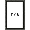 PosterPalooza | Antique Black Picture Frame - UV Acrylic, Foam Board Backing, Hanging Hardware - 2 of 4