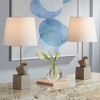 360 Lighting Birdie 19 3/4" High Bird Small Farmhouse Rustic Modern Country Cottage Accent Table Lamps Set of 2 Gray Living Room Bedroom Bedside - 2 of 4