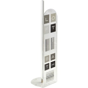 Evideco French Home Goods Elegant Freestanding Toilet Roll Holder, Reserve Up to 4 Rolls - Stylish Printed Design, Perfect for Modern Bathrooms - 1 of 4