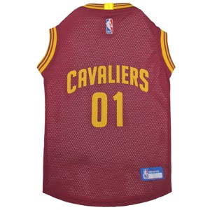 NBA Cleveland Cavaliers Pets Basketball Mesh Jersey - 1 of 4