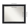 Amanti Art Filigree Beveled Framed Bathroom Vanity Wall Mirror - 3 of 4