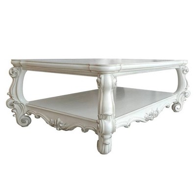 Acme Furniture Versailles Coffee Table Bone White