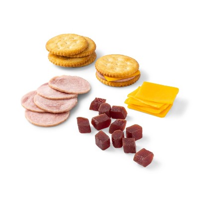 Uncured Ham & Cheddar Cheese Lunch Kit - 3oz - Good & Gather™