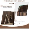 Coucheta 2-Door Shoe Cabinet - 6-Tier Entryway Organizer with Hooks & Adjustable Shelves, Black (Set of 2) - 4 of 4