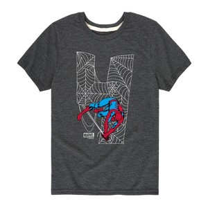 Boys' - Marvel - Spider-man 4Th Birthday Short Sleeve Graphic T-Shirt - 1 of 4