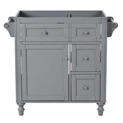 VYNXARIA 30'' Bathroom Vanity Without Top Sink - Modern Storage Cabinet with 2 Drawers