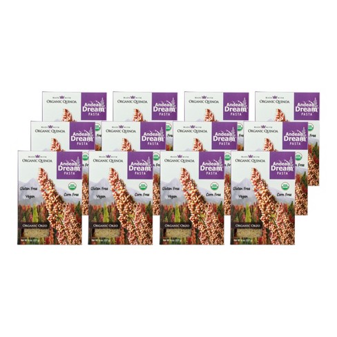 Andean Dream Gluten Free Organic Orzo Quinoa Pasta - Case of 12/8 oz