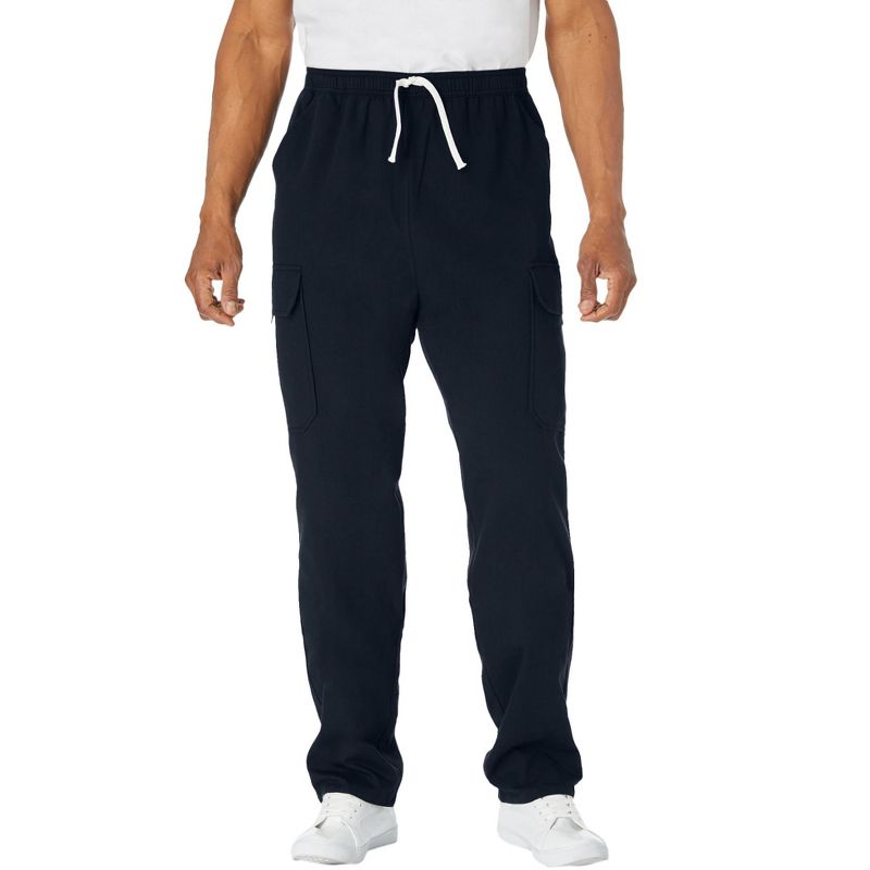 KingSize Men's Big & Tall Full Elastic Waist Cargo Pants, 1 of 2