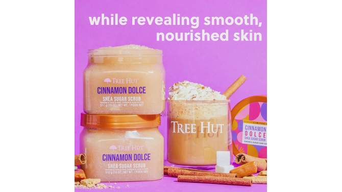 Tree Hut Cinnamon Dolce Shea Sugar &#38; Almond Body Scrub - 18oz, 2 of 16, play video