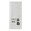 2pc I Pinch Back Hand Towel Set - SKL Home: Dobby Velour, Bathroom Essentials - 3 of 4