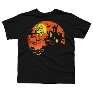 Boy's Design By Humans Funny Dachshund Dog Lovers Gifts Halloween Party Costume Gift By lukesstore T-Shirt - 1 of 4