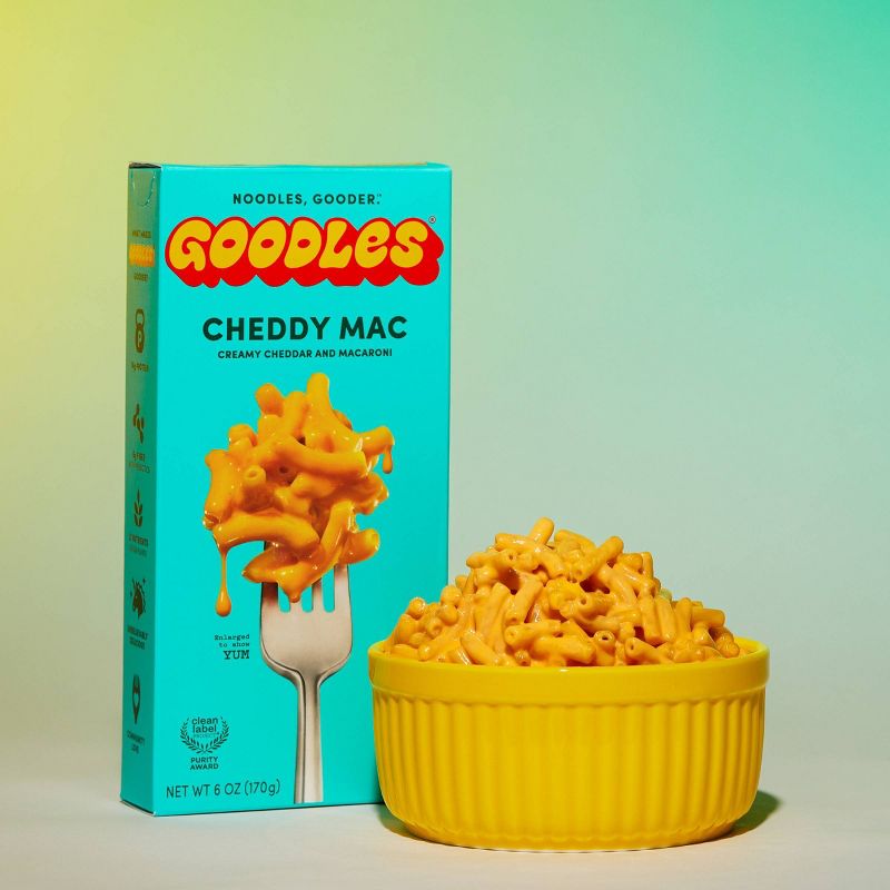 Goodles Cheddy Mac Creamy Cheddar Protein Mac &#38; Cheese - 6oz, 4 of 13