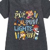 - Paw Patrol - Pup Pup Lights Up Graphic Short Sleeve Fleece Dress - 2 of 4