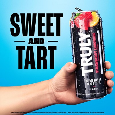 Truly Strawberry Lemonade Hard Seltzer - 24 fl oz Can
