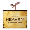 Faith and Hope Plaque Set of 3 – Wings of a Dove 8 inch by Manual Woodworkers and Weavers - 2 of 3