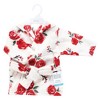 Hudson Baby Unisex Baby Plush Animal Face Bathrobe, Red Rose, 0-9 Months - 2 of 2