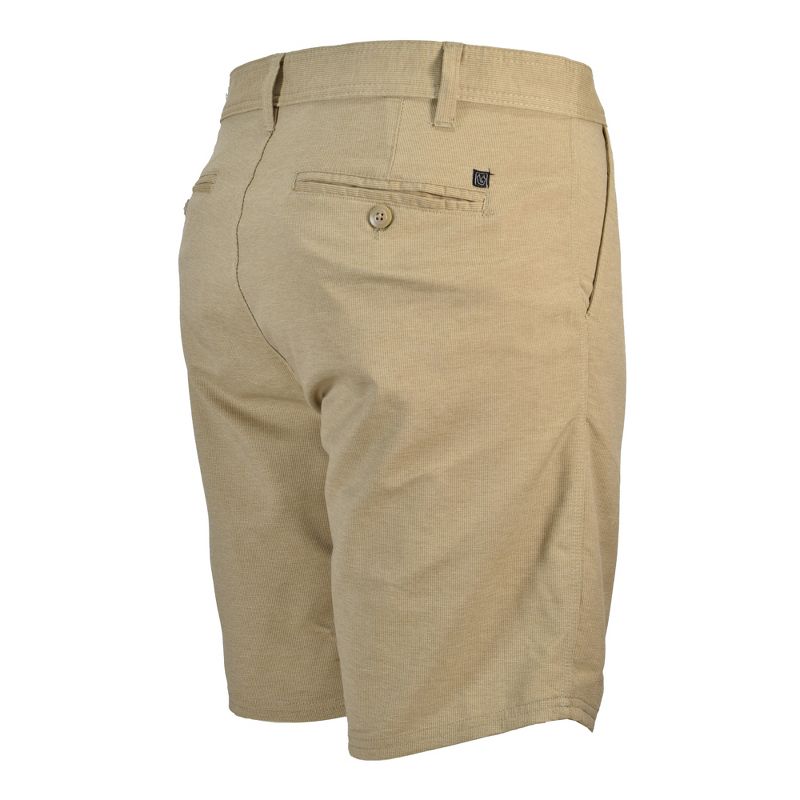 Burnside Men's Performance Stretch Cotton Blend Golf Shorts, 2 of 4