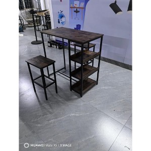 3-Piece Dining Table Set for Small Space, Kitchen Table Set with 2 Upholstered Chairs, Industrial Modern Breakfast Nook Set for Apartment Studio - 1 of 1