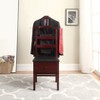 Proman Products Manchester, Office Chair with Hanger & Valet, Accessory & Clothes Organizer, Mahogany - 3 of 4
