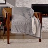 50"x60" Electric Throw Extra Cozy Nordic Velvet Reversible Faux Shearling - Sunbeam - 2 of 4