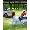 Roof Rack Basket Rooftop Cargo Carrier with Extension Black Car Top Luggage Holder Universal for SUV Cars - 4 of 4