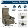 AMERLIFE Dual Motor Power Recliner Chairs for Adults, Adjustable Back & Footrest, Air Massage, USB & Type-C, - 2 of 4