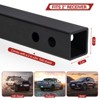 60" x 24" x 6" Heavy-Duty Hitch Cargo Carrier Basket with 500LB Capacity ¨C Includes Waterproof Bag, Cargo Net & - 3 of 4