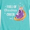 Girls' - Disney - Full Of Christmas Cheer Rapunzel Fitted Short Sleeve Graphic T-Shirt - 2 of 4