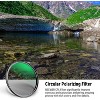 MaseiKar 67mm Polarizer Filter, 24 Layer Multi Resistant Nano Coated MC CPL Circular Polarizing Filter with HD Optical Glass for Camera Lens - 2 of 4