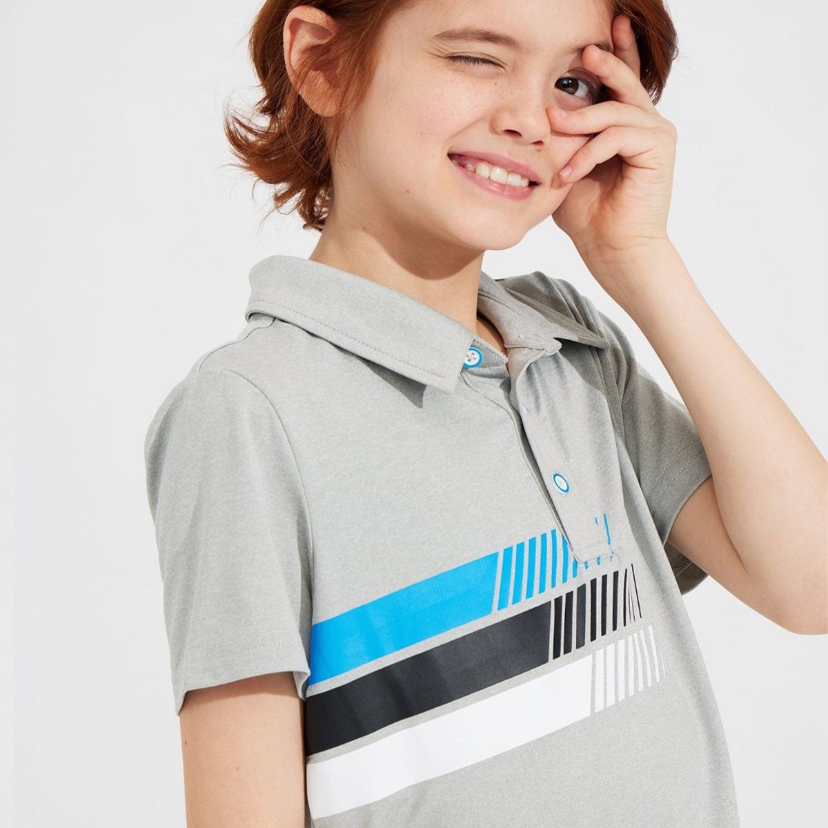Rockets of Awesome Racer Tech Polo for Boys - thumbnail 2