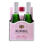 Korbel Brut Rosé Champagne - 4pk/187ml Bottles