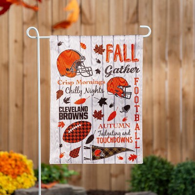 Evergreen Cleveland Browns Garden Flag 12 x 18 Inches Indoor Outdoor Decor