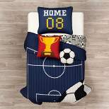 Soccer Game Reversible Oversized Quilt Set - Lush Décor