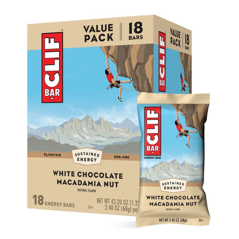 CLIF Bar White Chocolate Macadamia Nut Energy Bars
, 3 of 12
