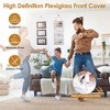 NewHome "4x6 Inch Rustic Wood Wall Hanging Picture Collage Frame, 3-Opening Photo Display for Home Decor" Black - 3 of 3