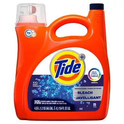 Tide with Bleach Alternative Original Scent HE Compatible Liquid Laundry Detergent - 154 fl oz