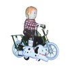 Heaven Sent Innovation Inc. Vintage Style 5" Tin Boy On Bicycle - 3 of 4