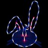 Northlight Lighted Easter Bunny Head Window Silhouette - 17"  - Blue - 2 of 4