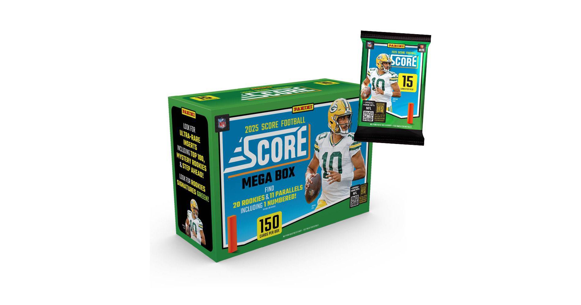 2025 Panini NFL Score Football Trading Card Mega Box