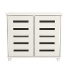 Galano 27.3 in. H x 30.7 in. W Wood Shoe Storage Cabinet (Effortless Assembly & Stylish Storage Solution) - 2 of 4